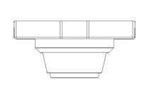 Rodamiento con brida UCFL W 40x98x43,6