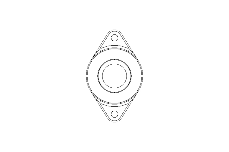Flange bearing PCFT 50x116x43.7