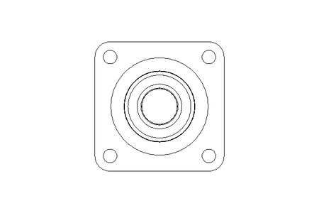 Flange bearing PCJ 30/35.7x108