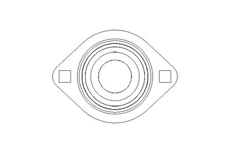 Flange bearing RAT 30x84x35.7