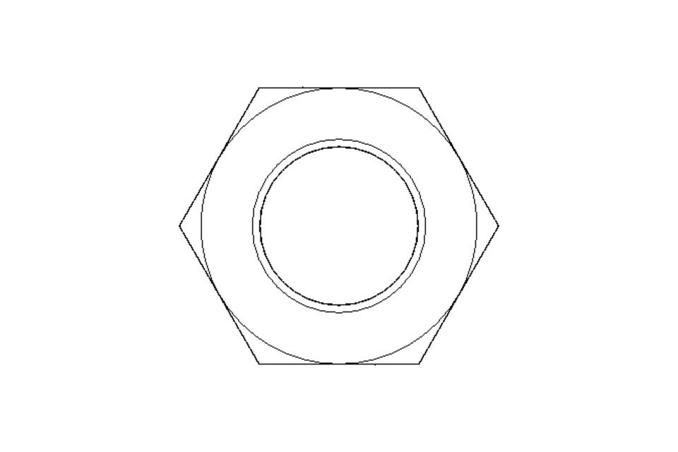 Tuerca hexagonal M36 A4 DIN439