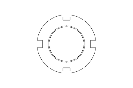 Tuerca ranurada M20x1 ST DIN981