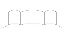 Tuerca hexagonal M6 St-Zn