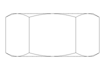 Hexagon nut M24x1,5 A4 DIN934