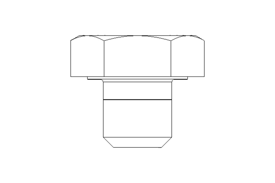 Hexagon screw M10x10 8.8 ISO4017