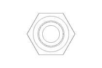 Hexagon screw M10x10 8.8 ISO4017