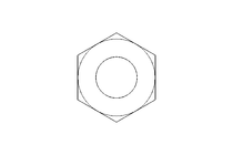 Hexagon nut M12 A4 DIN985