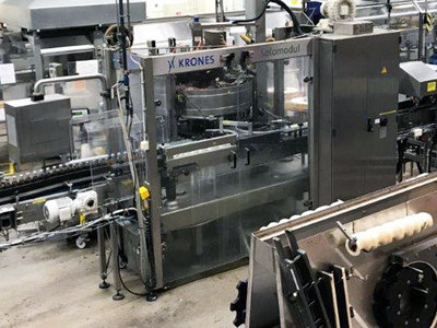 Labelling machine, Solomodul 1200-25-6-6-180, Krones