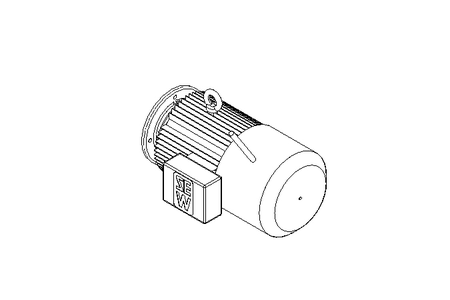 112 FRAME 4 POLE AC MOTOR 230/460 VAC