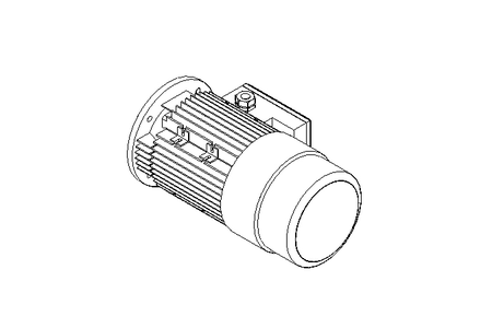 ASYNCHRONOUS THREE-PHASE BRAKE MOTOR WITH A.C. BRAKE