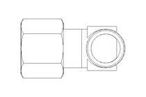 Raccord de tube LL 8 R1/8" St-Zn DIN2353