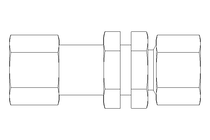 Thread. bulkhead connect. L 12/12