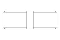 COUPLING NUT    F 25 DIN 11851