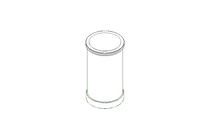 Filter insert 0.25 mm 1.4404 DN 80