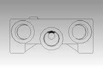 Anschlussblock G1/4