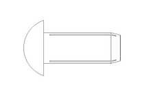 Grooved drive stud ISO8746 4x10 A2