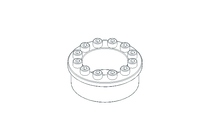 Clamping element D95 d65 3580Nm