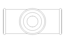 T-Stück B1 1/4" TG-Zn DIN EN 10242