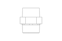 Doppelnippel 3/4 L 40 1.4571 DIN 2990