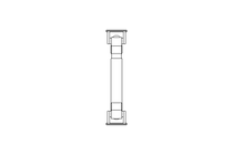 Universal joint shaft D=58 L1=268 L2=308