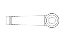 Klemmhebel M10x45 Gr.2