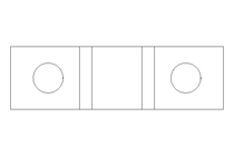 Pipe clamp D=8 B=10