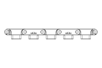 Flush-grid belt FTDP1000XLG B= 85