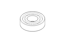 Deep groove ball bearing 6203 17x40x12