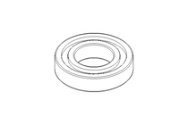 Deep groove ball bearing 6208 2RS 40x80