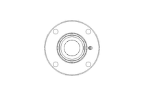 Flange bearing RME FA125.8 45x155x56.3