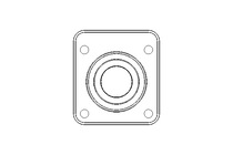 FLANGE BEARING   PCSK 40     40X121X44,8