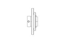 Flange bearing RME FA125.8 40x145x56.3