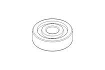 Deep groove ball bearing 625 2Z 5x16x5