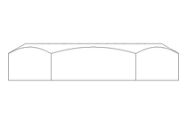 Dado per tubo B G1/2" A2 DIN431