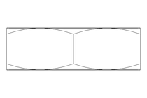 Dado esagonale M10x1 A2 DIN439