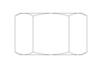 Porca sextavada M12x1 A2 DIN934