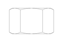 Écrou hexagonal M12x1 A2 DIN934