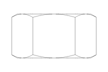 Écrou hexagonal M12x1,5 St-Zn DIN934