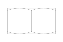 Шестигранная гайка M20x1,5 St-Zn DIN934