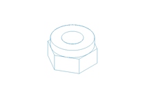 Hexagon nut M6 A2 DIN985