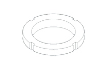 Гайка с пазом M50x1,5 ST DIN981