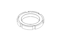 Гайка с пазом M70x1,5 ST DIN1804