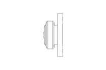 Combined bearing with plate