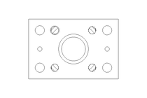 Combined bearing with plate