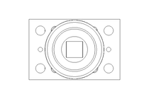 Combined bearing with plate