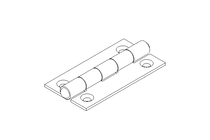 HINGE               80X42MM A2