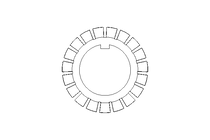 Rosetta di sicurezza MB6 30x49 St