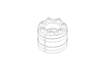 Clamping element D75 d40 2900Nm