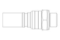 Nippel G3/8" aussen Niro/FPM