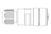 Conector redondo para cabos  M12